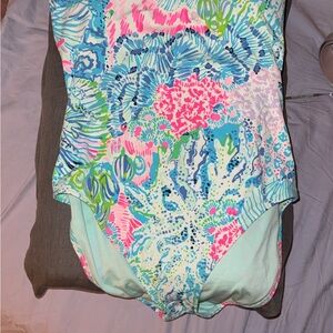 Lilly Pulitzer one piece swim suit! Size 10!